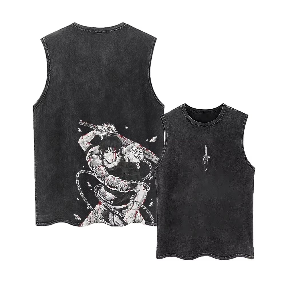 Anime Merchandise Men - 2026 Jujutsu Kaisen Summer Gym Vest