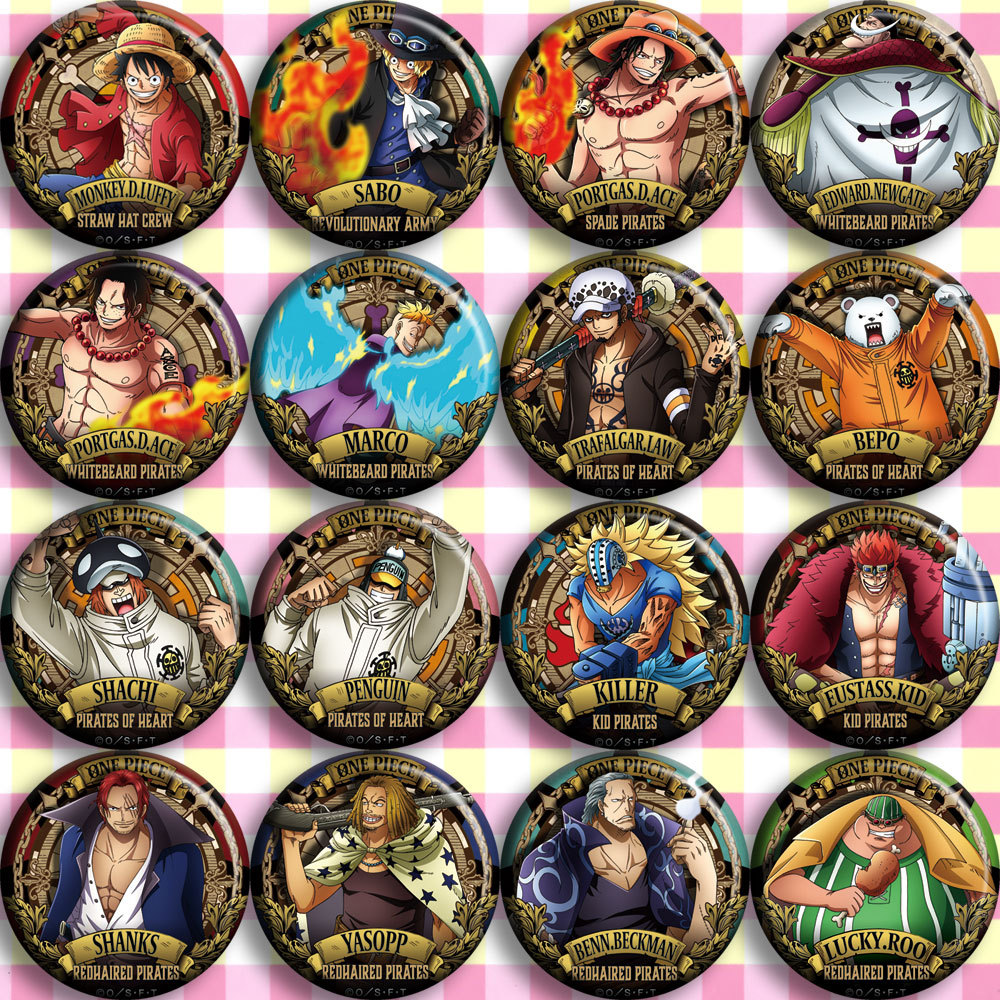 ONEPIECE Anime Badge C Style L - Anime Merchandise In Japanese ulasan dan harga