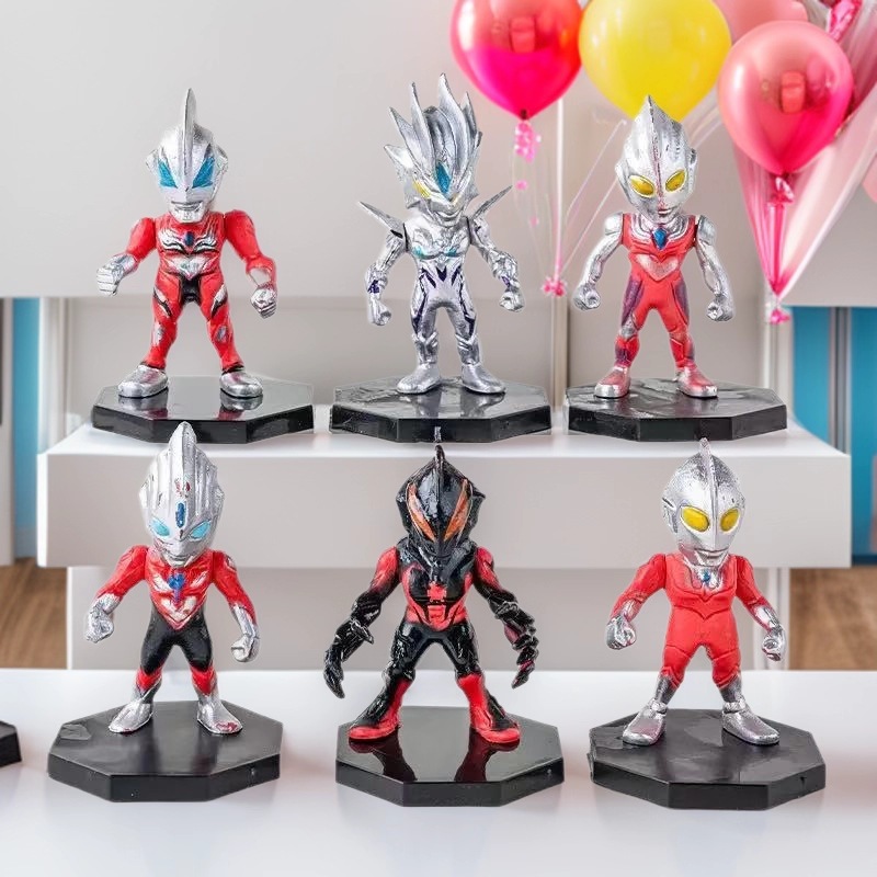 6PCS Hot Anime Ultramans Serie - Anime Merchandise Figures ulasan dan harga