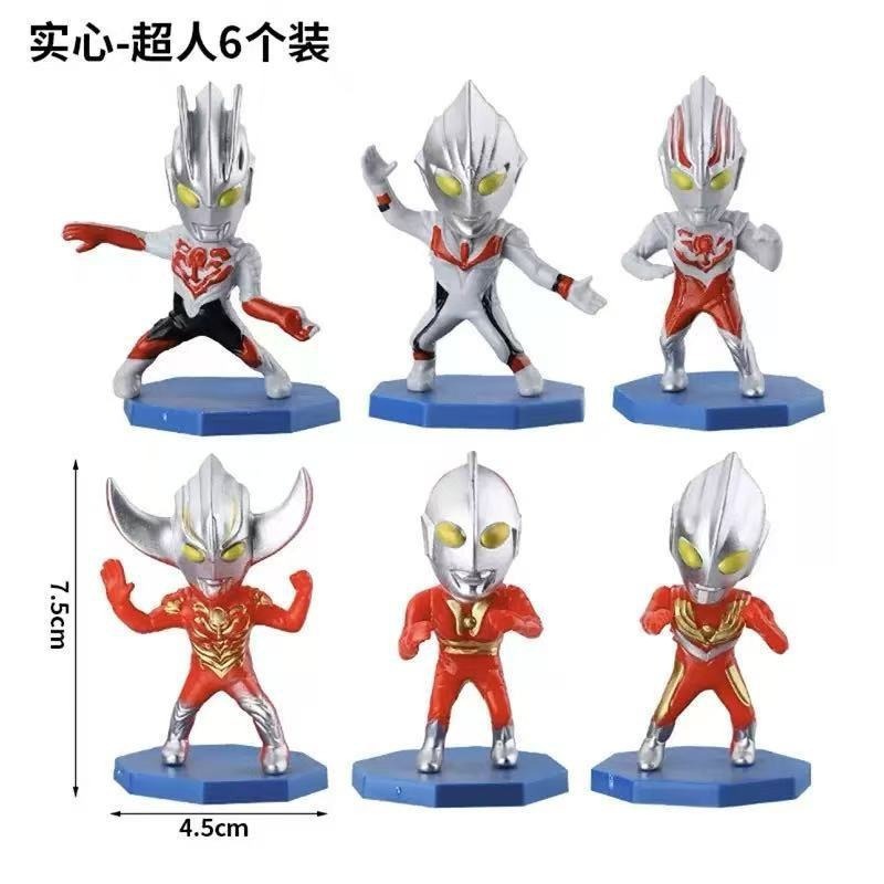 6PCS Hot Anime Ultramans Serie - Anime Merchandise Figures ulasan dan harga
