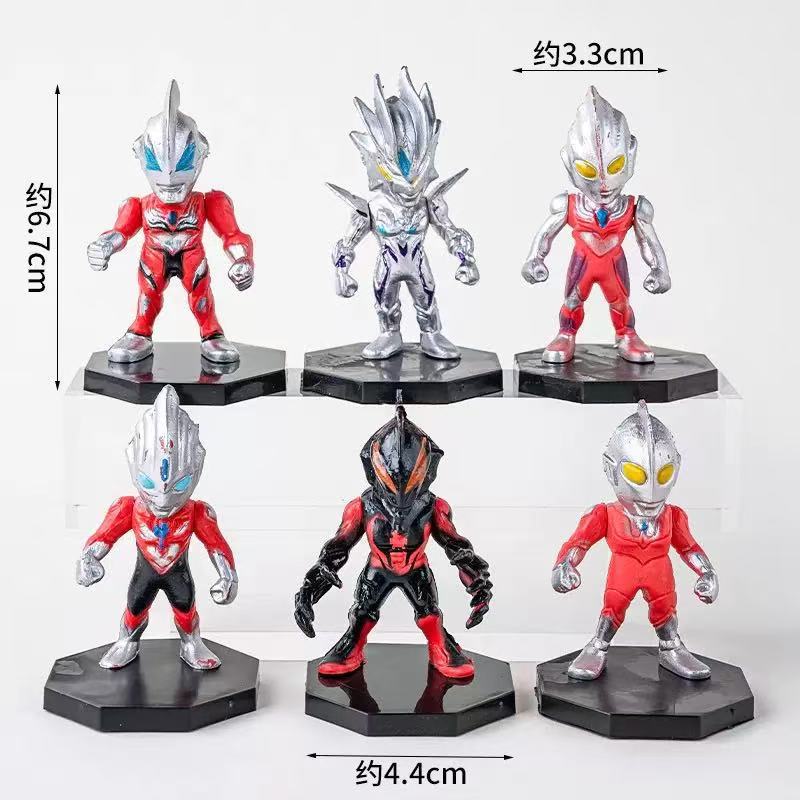 6PCS Hot Anime Ultramans Serie - Anime Merchandise Figures ulasan dan harga