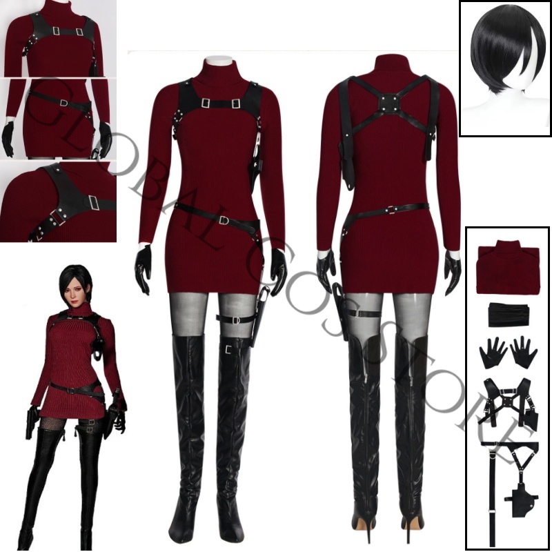 Movie Resident Evil 4 Remake C - Cosplay Wig Colored ulasan dan harga