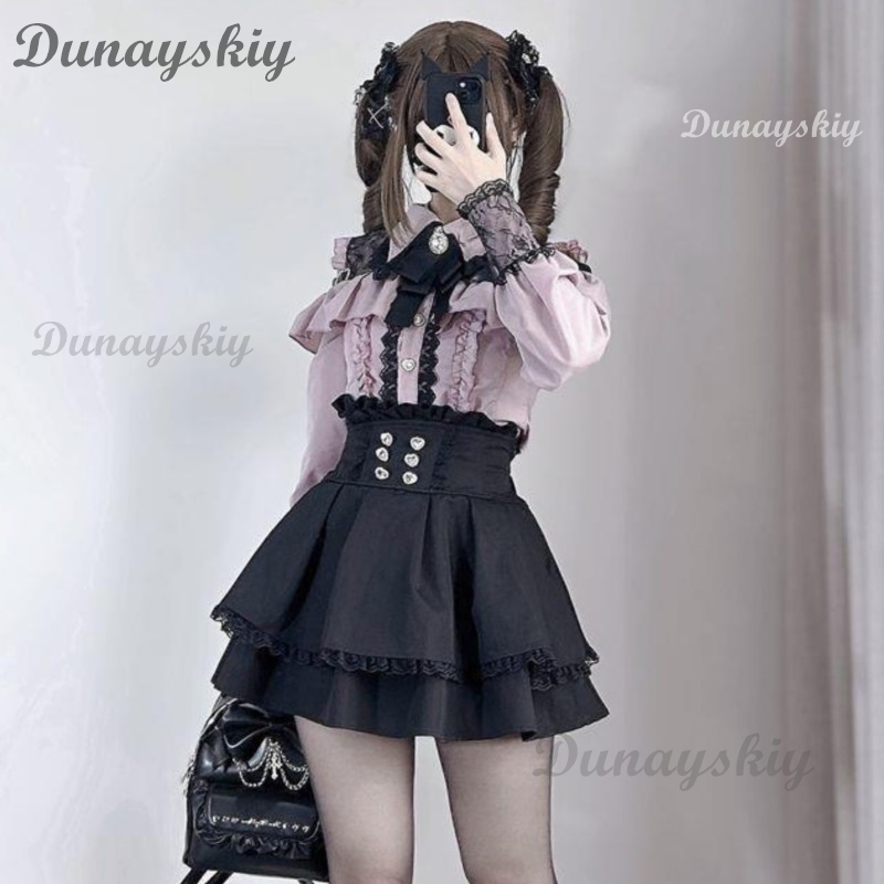 Jirai Kei Lolita Outfit Girls  - Anime Merchandise For Women ulasan dan harga