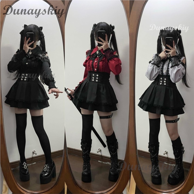 Jirai Kei Lolita Outfit Girls  - Anime Merchandise For Women ulasan dan harga