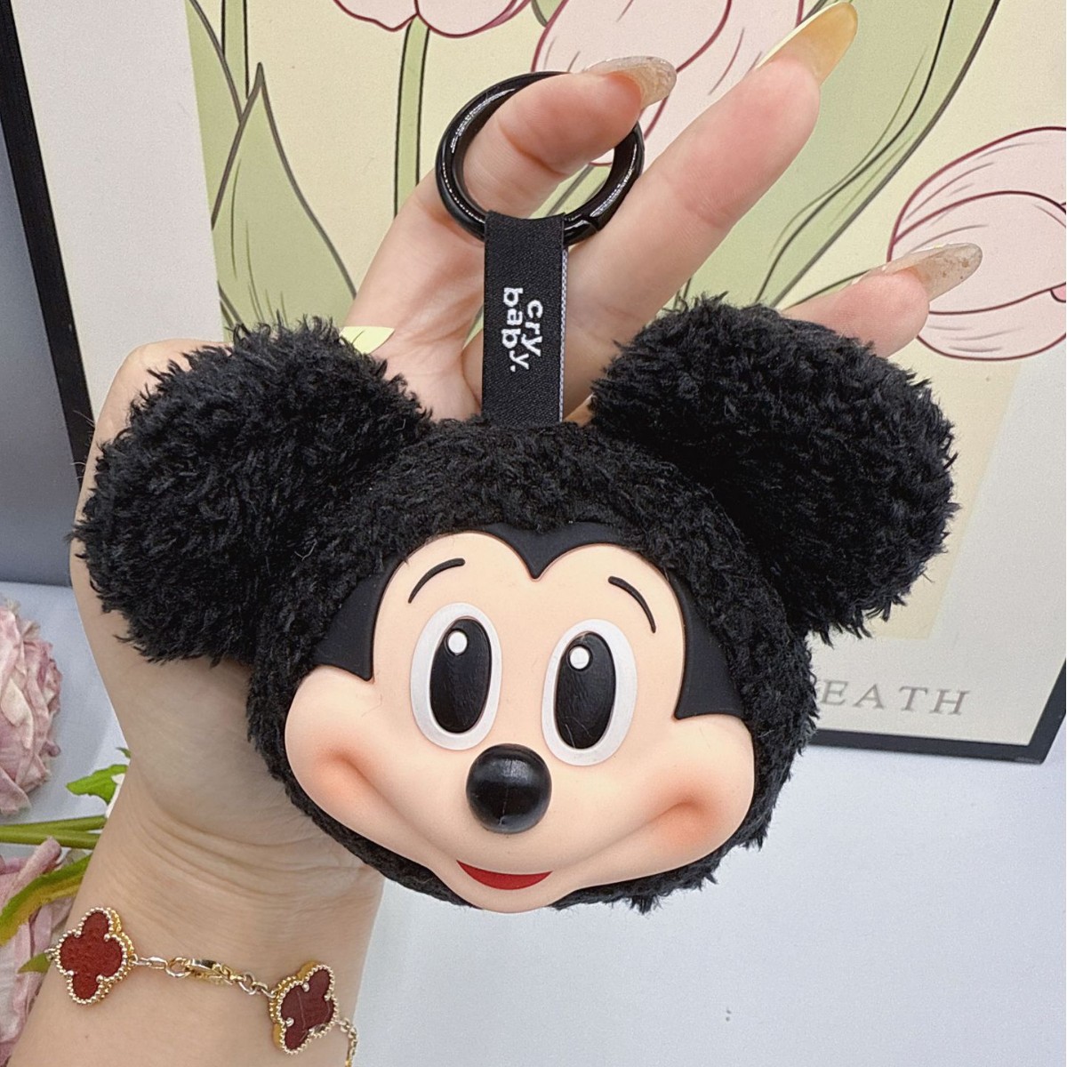 Mickey Minnie Plush Doll Keych - Anime Merchandise Figure ulasan dan harga