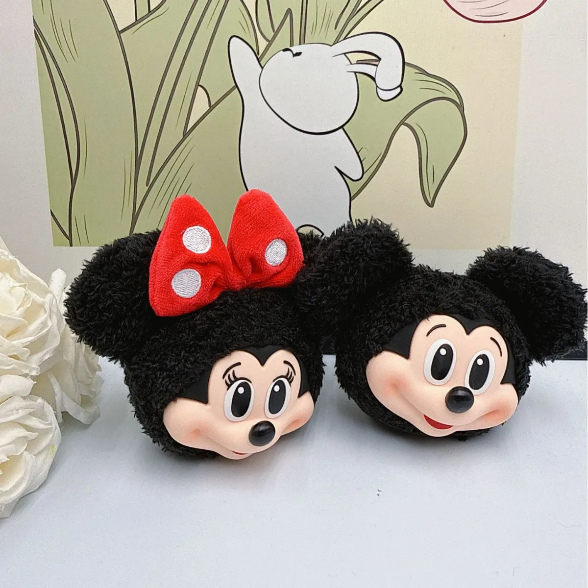 Mickey Minnie Plush Doll Keych - Anime Merchandise Figure ulasan dan harga