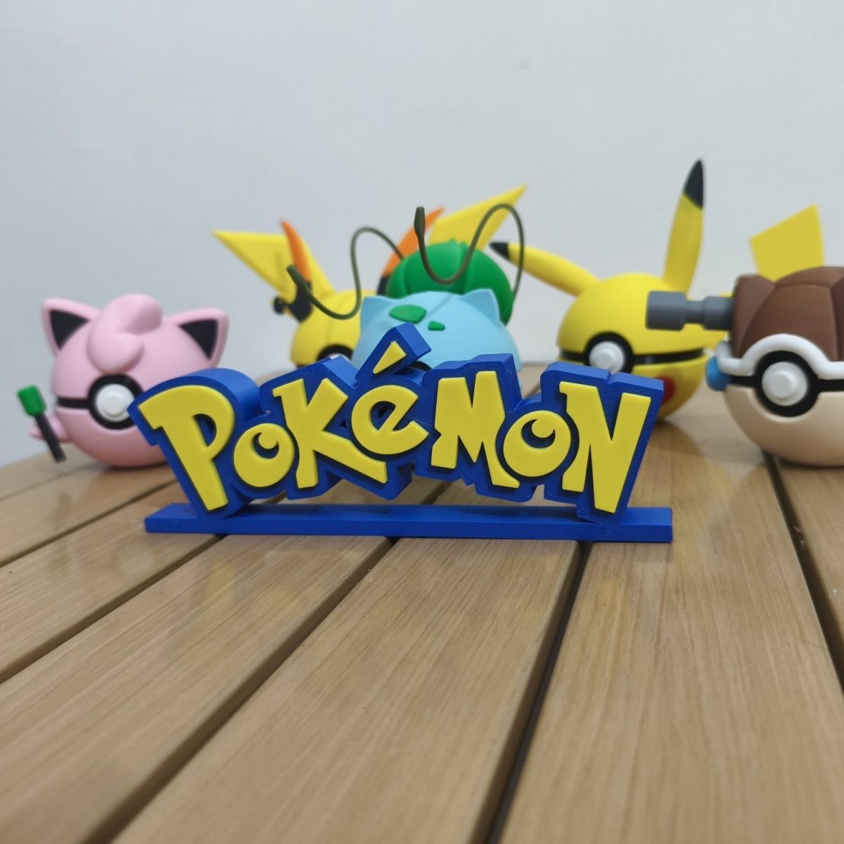 Pokemon standee logo display n - Anime Merchandise Figures ulasan dan harga