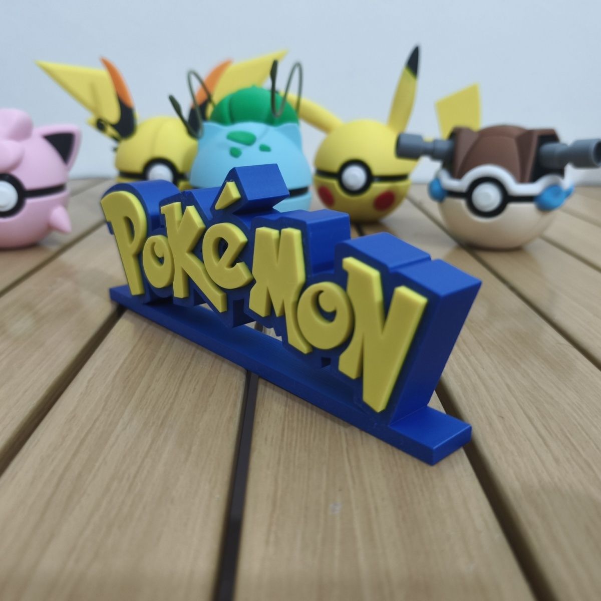 Pokemon standee logo display n - Anime Merchandise Figures ulasan dan harga