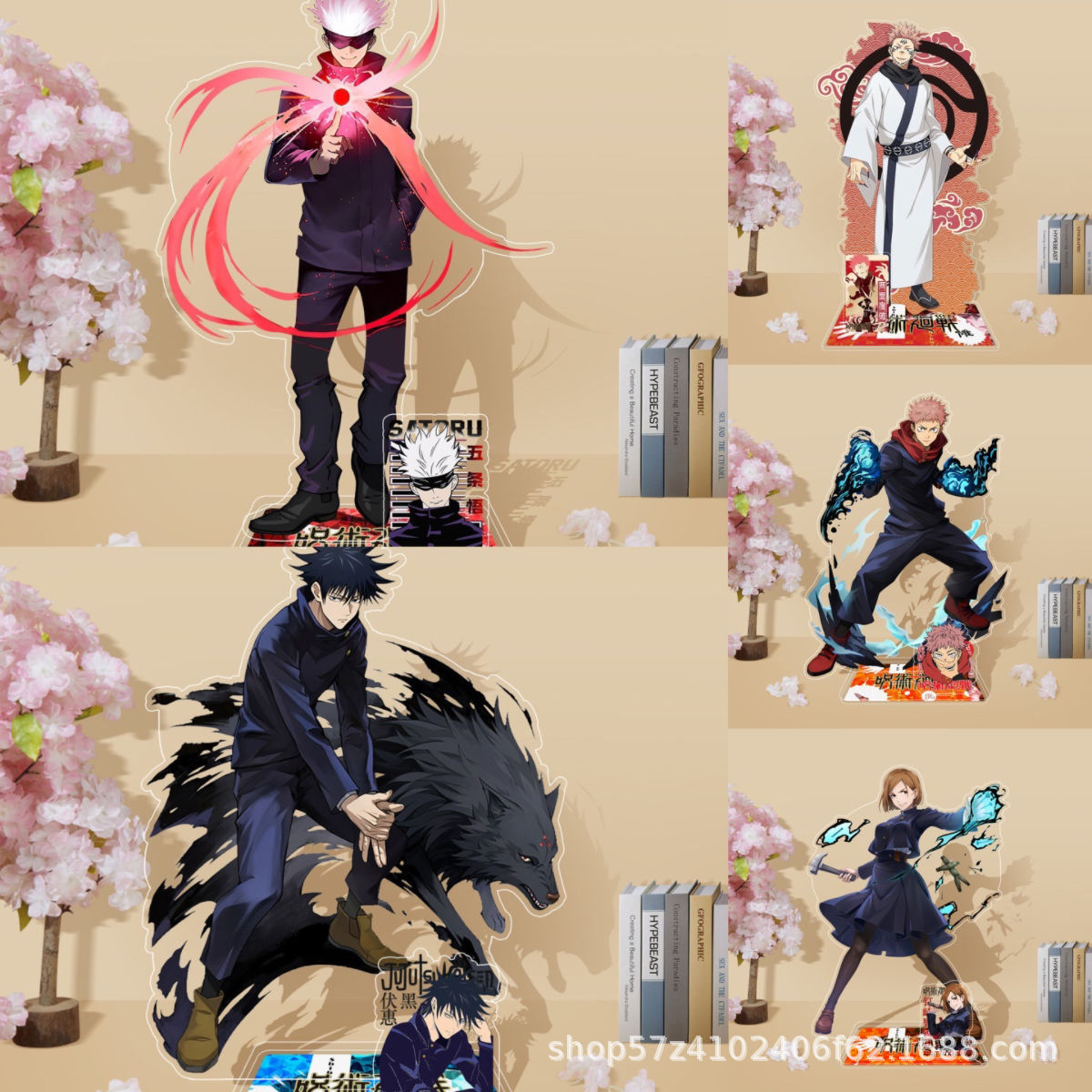 Anime Jujutsu Kaisen Acrylic S - Anime Merchandise Figures ulasan dan harga