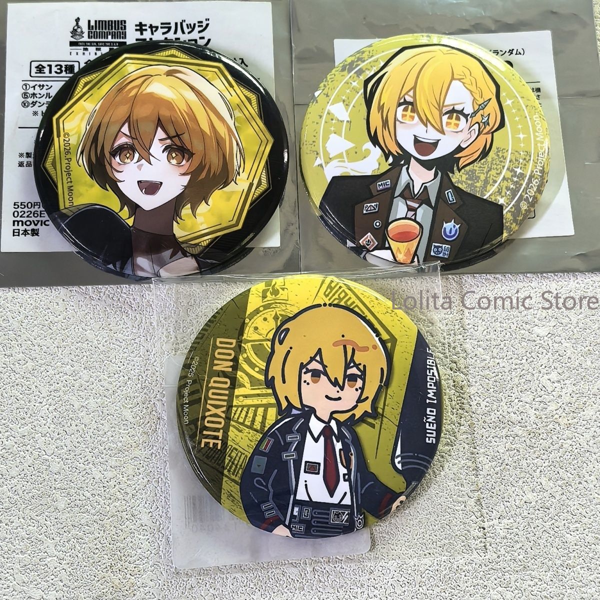 Official Japanese Goods Limbus - Anime Merchandise Companies ulasan dan harga