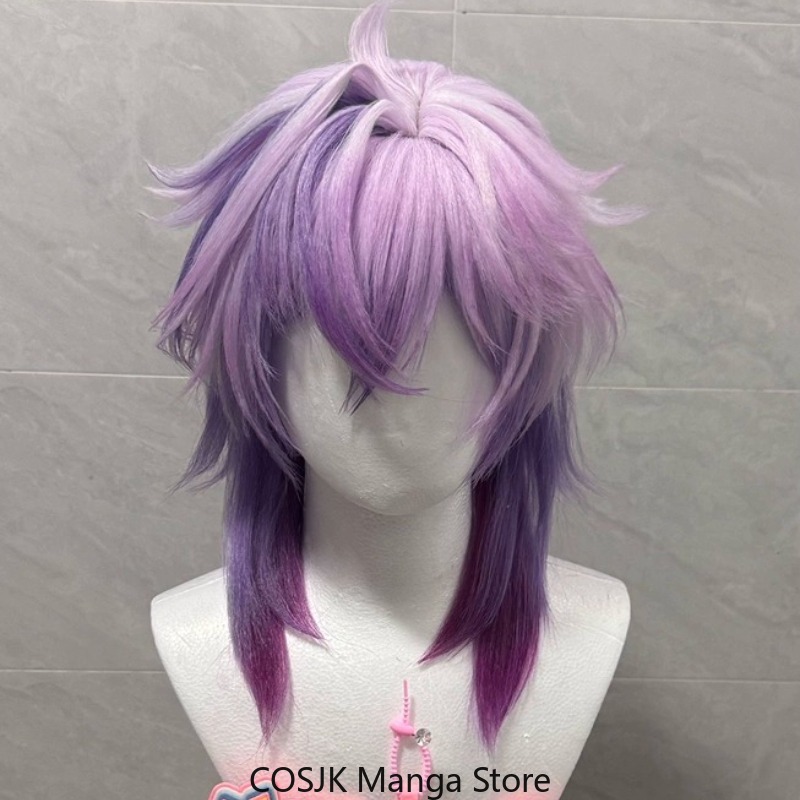Game Genshin Impact Cosplay Wi - Cosplay Wig Colored ulasan dan harga