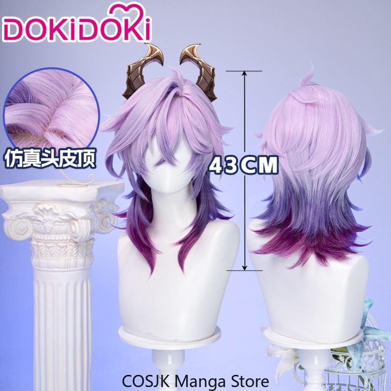 Game Genshin Impact Cosplay Wi - Cosplay Wig Colored ulasan dan harga